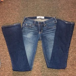 Hollister bootcut dark denim jeans